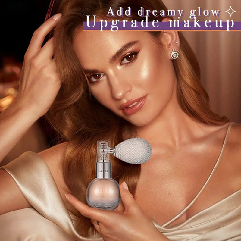 Lysnende kroppsglitter i én spray