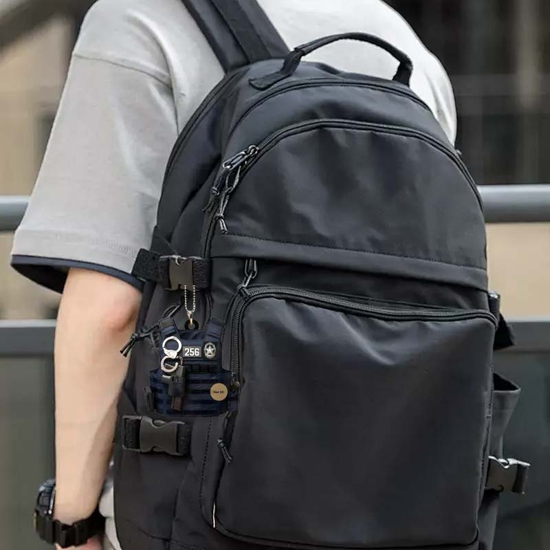 Skuddsikker vest akryl nøkkelring