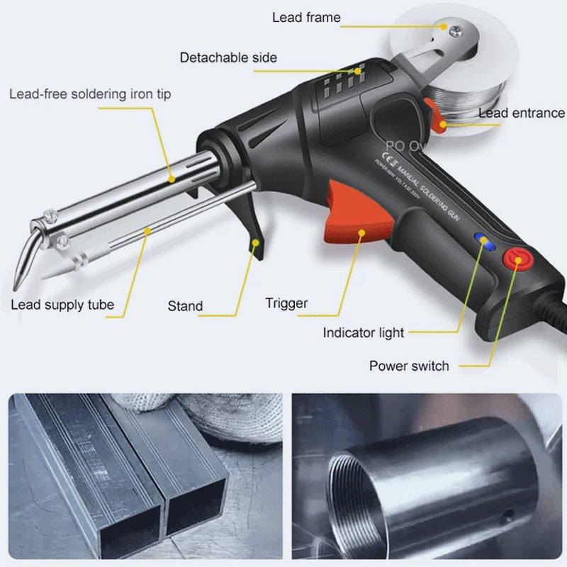 Innvendig oppvarmede industrielle lasersveiseverktøy