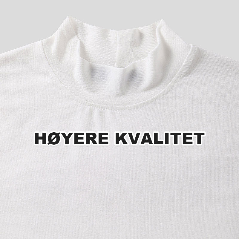 T-Skjorte Med Turtleneck Slim Fit For Menn