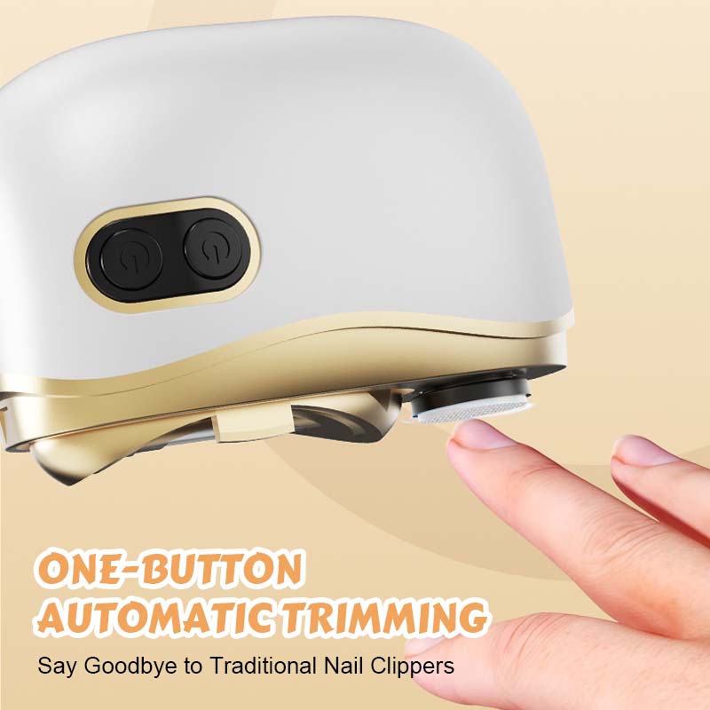 ✨ Elektrisk sikker negleklipper｜Automatisk trimming · Trygg for barn · Perfekt for hele familien