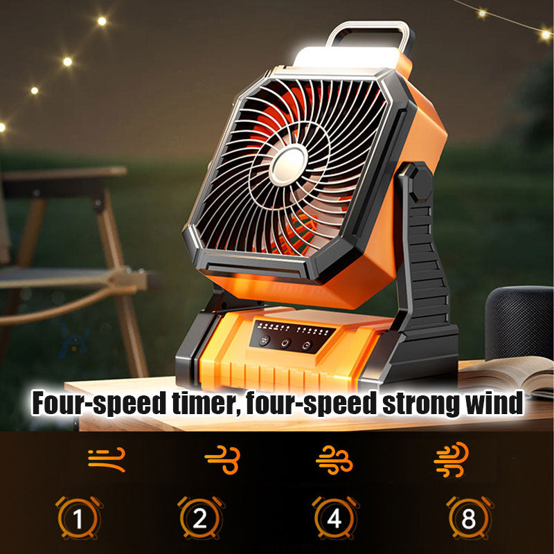 Campingvifte med LED-lys