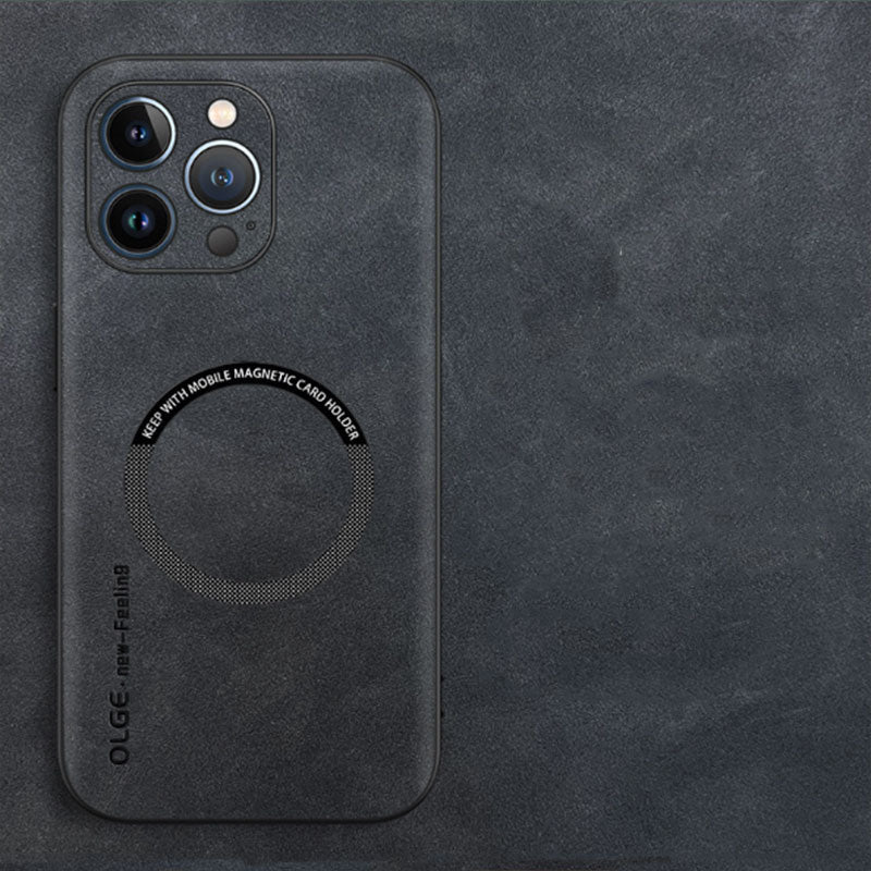 Etui i ekte lær - slank design og MagSafe-kompatibel