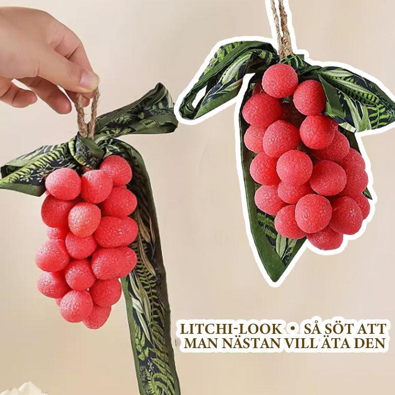 🍒Imitert litchiformet såpe｜Fruktduft, utsøkt og praktisk🍃