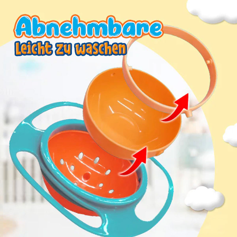 Lekksikker 540° roterende babyskål