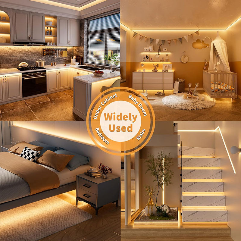 🔋✨ Bevegelsessensor LED Strip Light med batteriboks