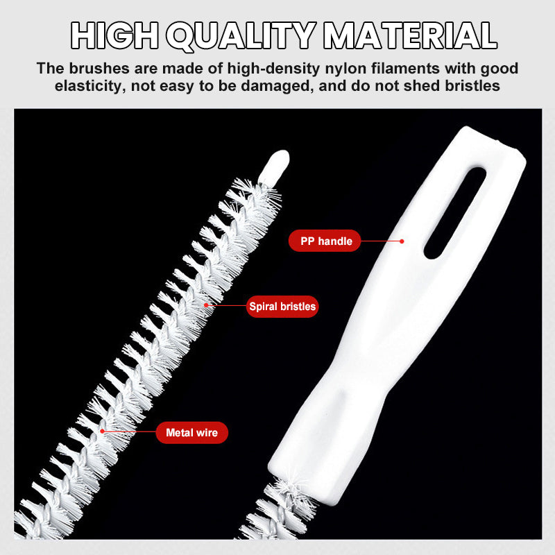 Fleksibel børste for utblokking av rør