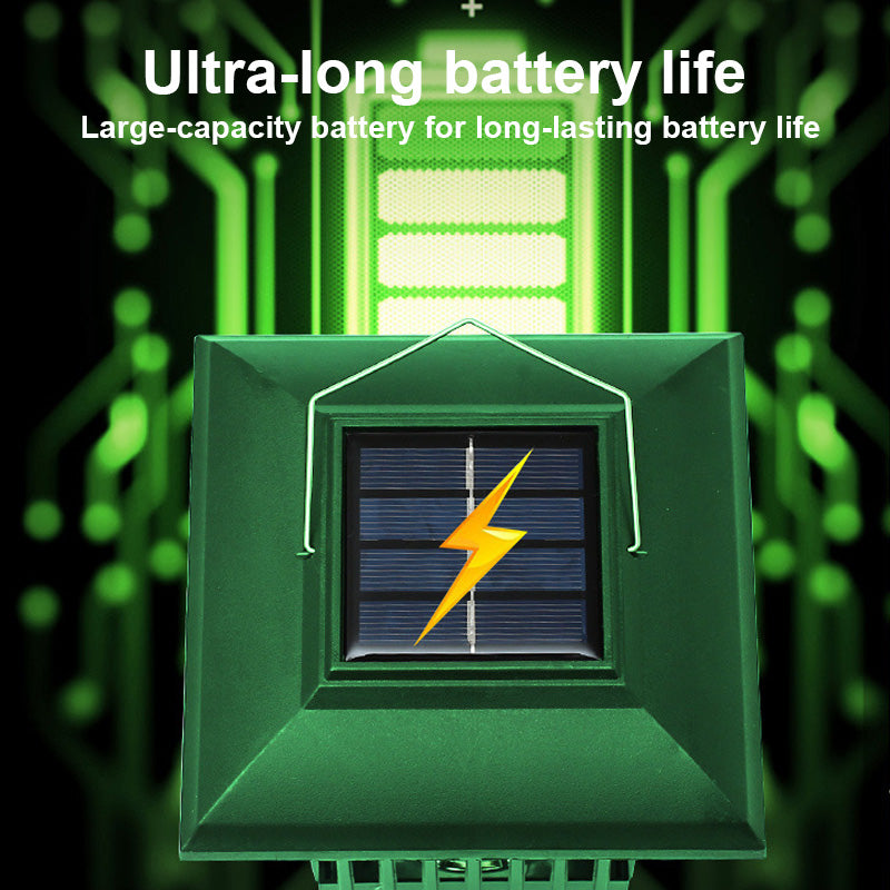 Solcelledrevet myggfanger lampepinne