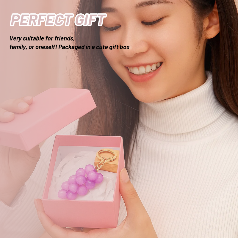 🍇 Søt kreativ veske anheng gave tilbehør