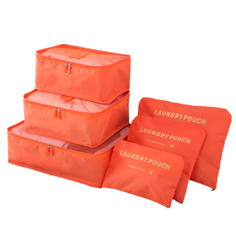 Bærbare pakkbokser for bagasje - 6 deler