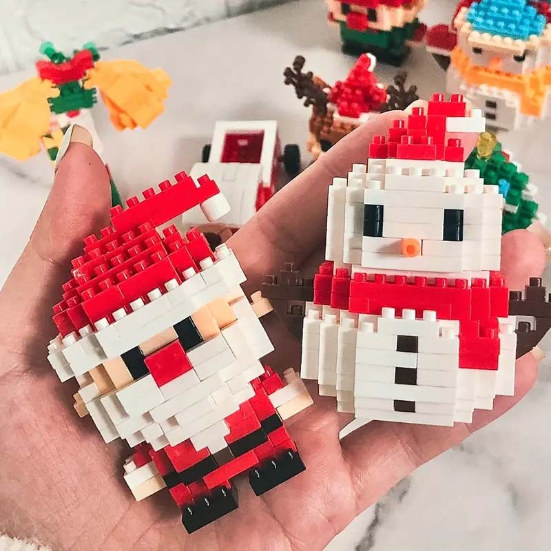 Julekalender byggeklosser sett