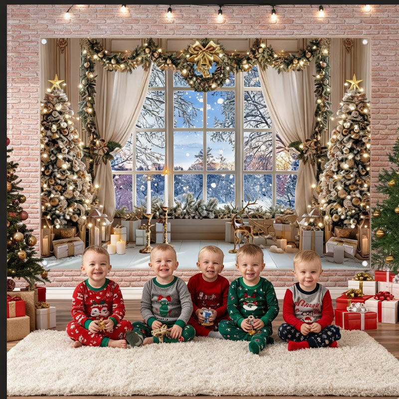 🎄 Julesnøscene bakgrunn