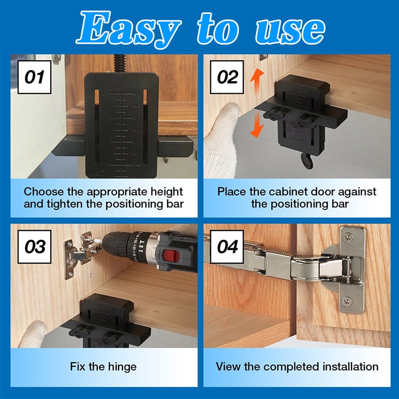 🔥2024 SALG - Heavy Duty skapdør installasjonsposisjoner