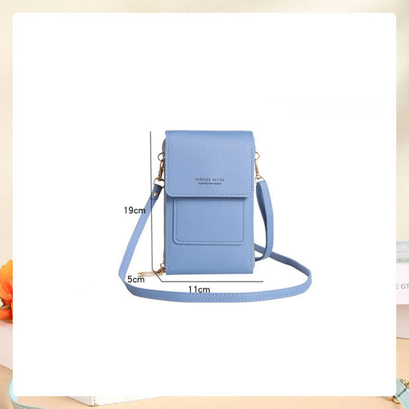 Mini telefonveske med berøringsskjerm