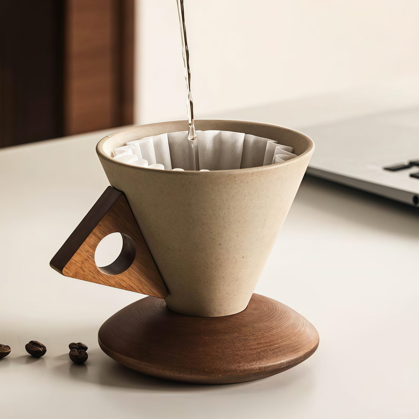 ☕Elegant konisk kaffekopp