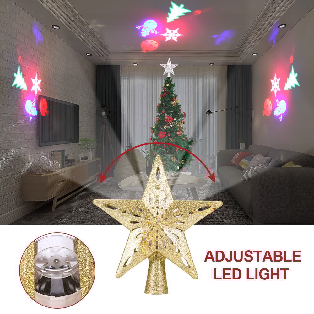 🎄Julen -49% rabatt🎅Lumestorm Pentagram projektorlampe