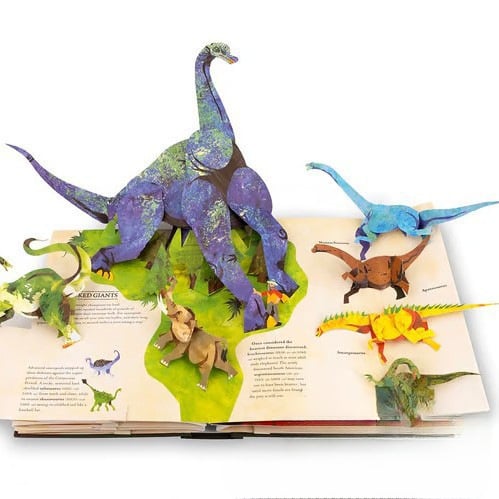 ⏰Historisk Laveste pris: Spar 50%-🦖3D Encyclopedia Prehistorica Dinosaurs📙HARDCOVER
