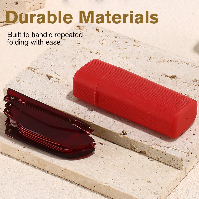 (🎁49 % rabatt på siste dag)👓 Sammenleggbare lesebriller med blålysfilter og etui