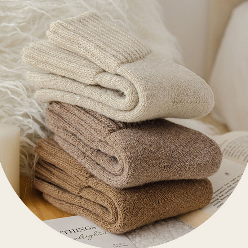 🧦 5 par varme ullsokker i middels høyde