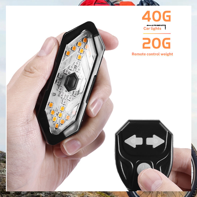 Blinklys bak på sykkel