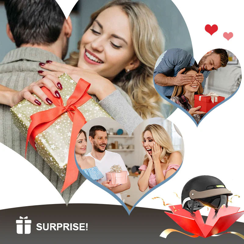 （Gratis frakt）🛡️Pustende, lett, støtsikker motorsykkelhjelm