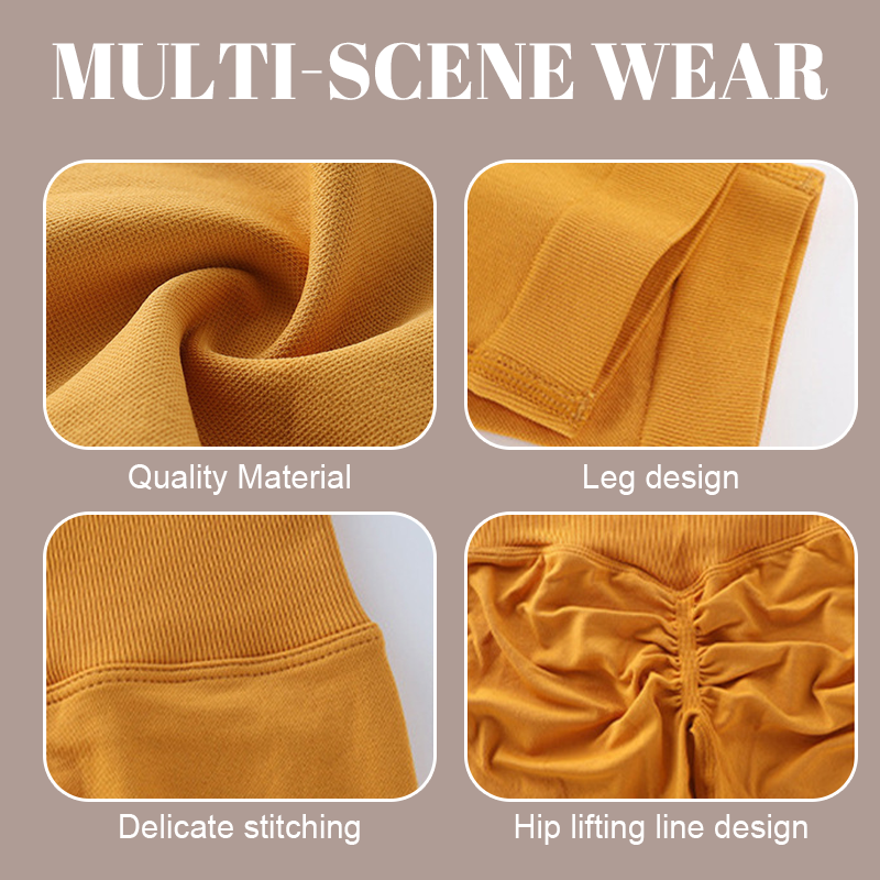 Yoga-bukser med slankende rumpeløft