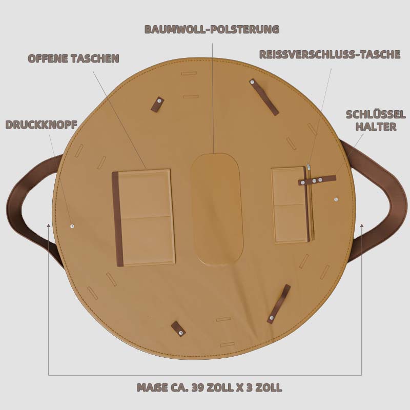 Oppbevaringsveske med stor kapasitet, skulder- og skulderveske