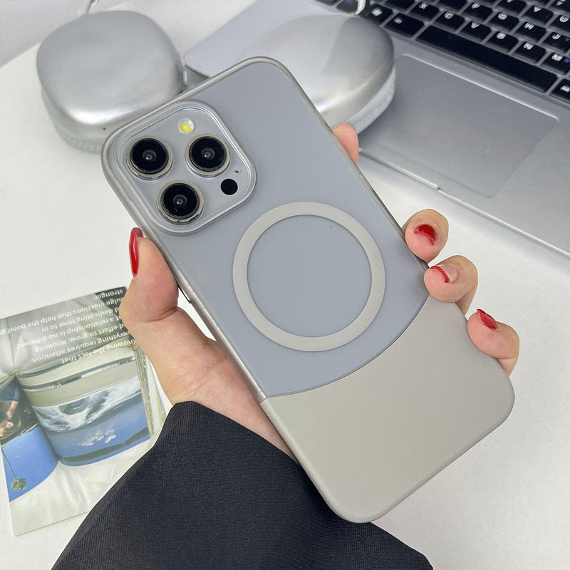 Kreativt etui med frostet kontraststikk