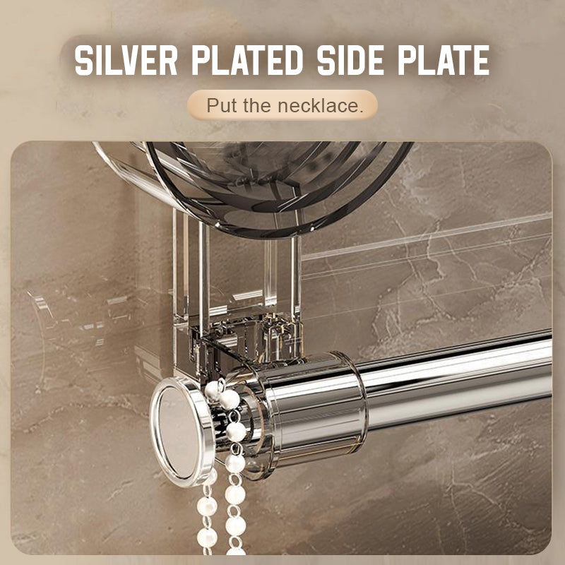 Sterkt uttrekkbart håndklestativ med sugekopp