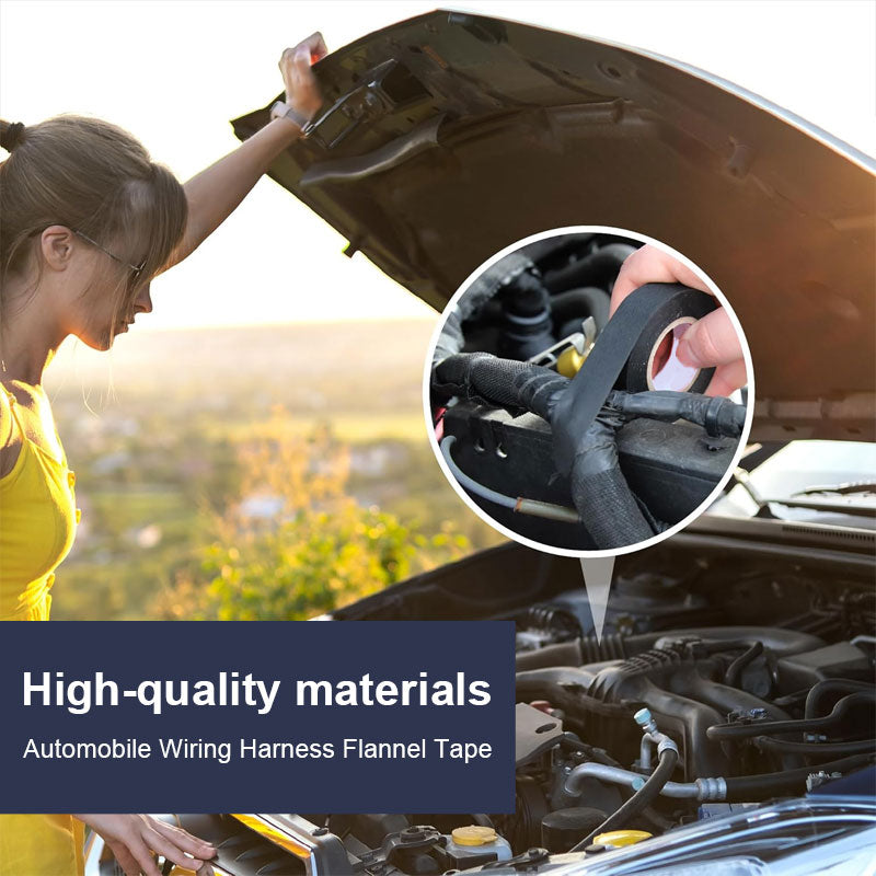 Flanellbånd for ledningsnett til biler