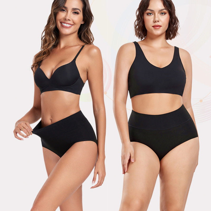 Dametruse i bomull med lett midje