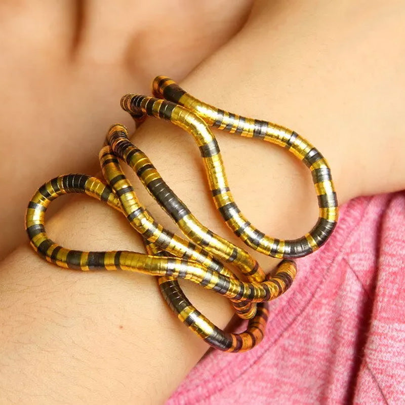 ✨Böjt Snake Chain halskjede✨