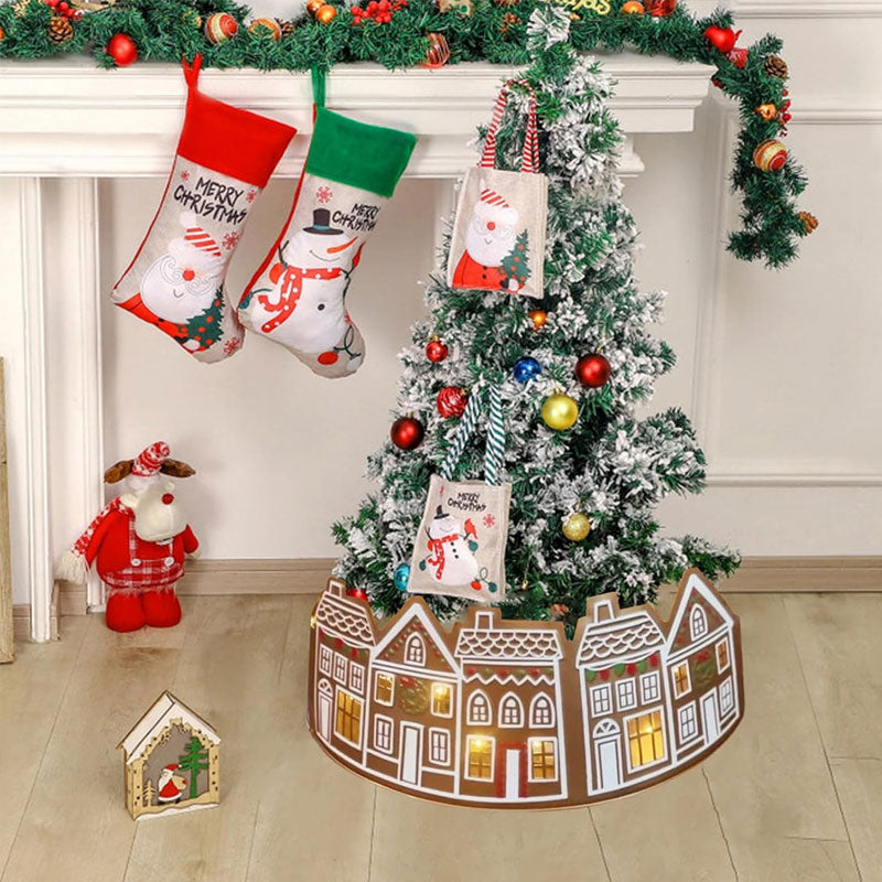 LED Pepperkake Juletrekrage（2 meter lysledning)