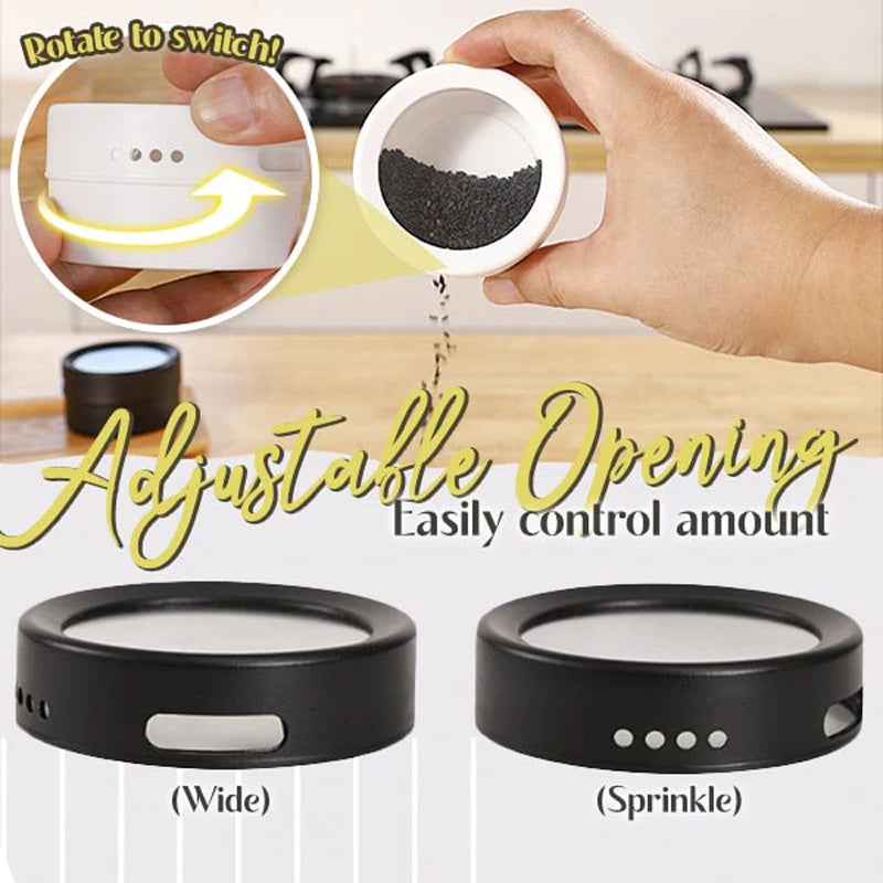 Magnetisk veggmontert krydderboks