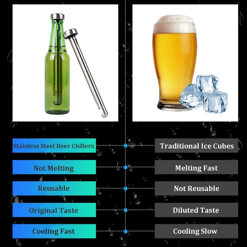 Kjølestang for drikkevarer i rustfritt stål