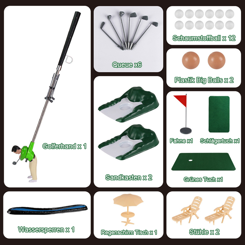 （Gratis frakt）Innendørs minigolfspill