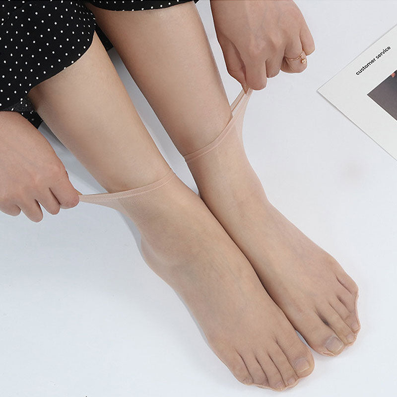 Usynlige sklisikre krystallstrømper