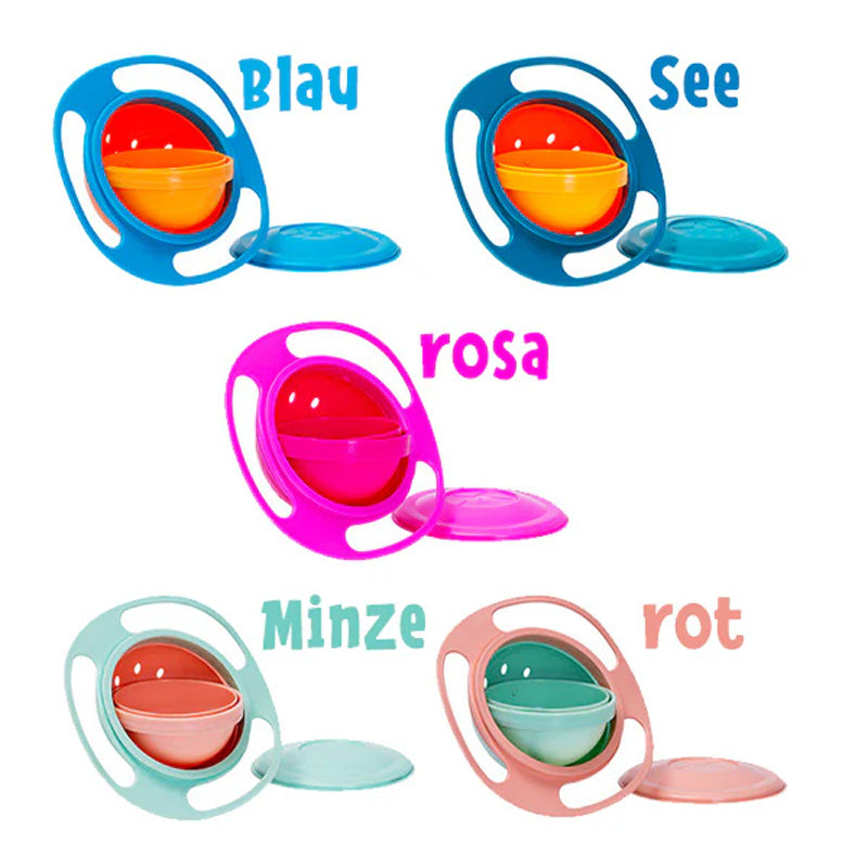 Lekksikker 540° roterende babyskål