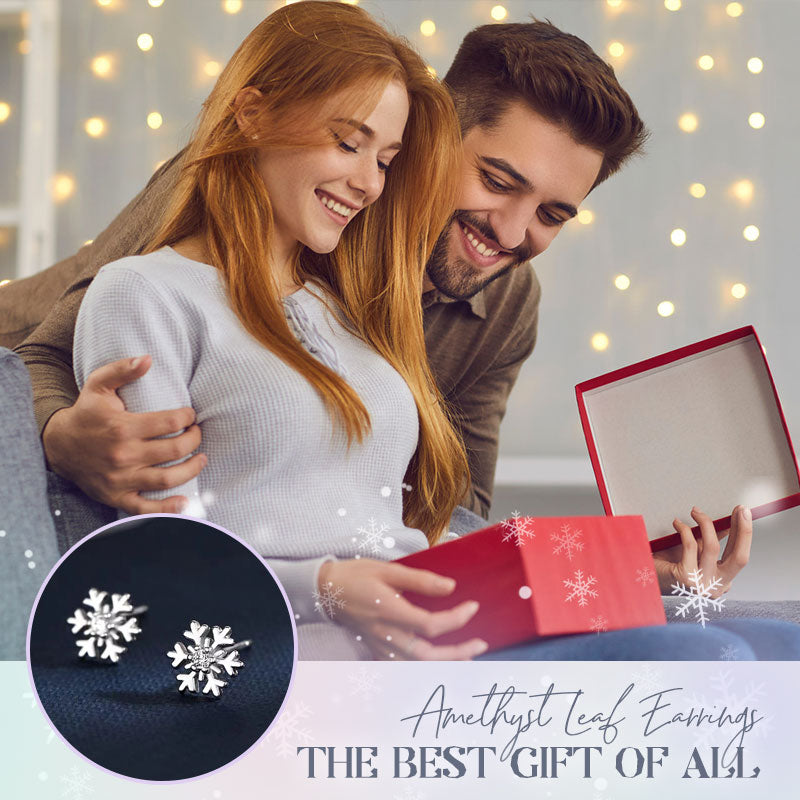 Øredobber i 925 sølv med snøfnugg - elegant vinterglamour