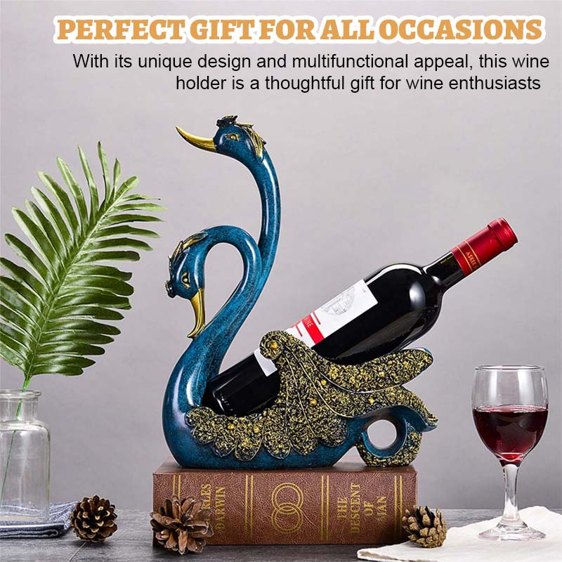 （Gratis frakt）🔥Varmt salg🔥Svaneformet vinflaskeholder