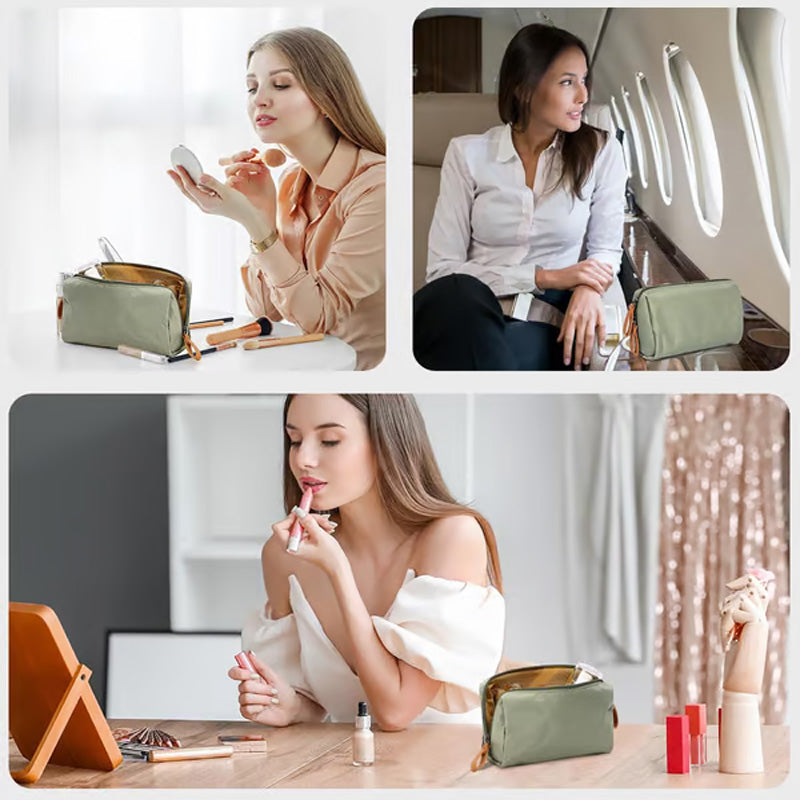 Sminkeveske med leppestift