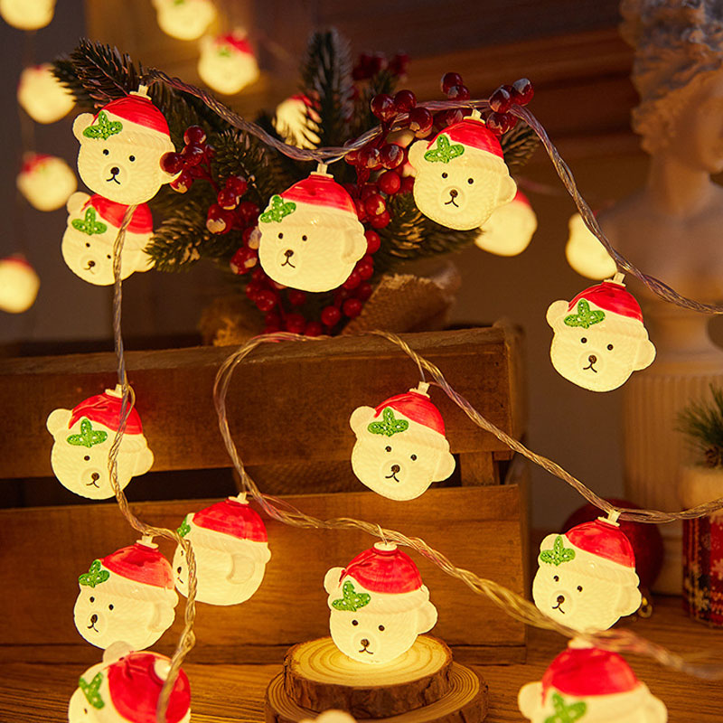 🎁Oplyste juletreglimtpynt