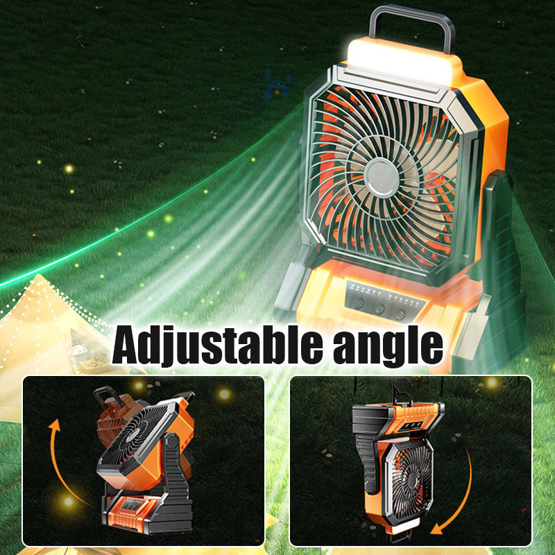 Campingvifte med LED-lys