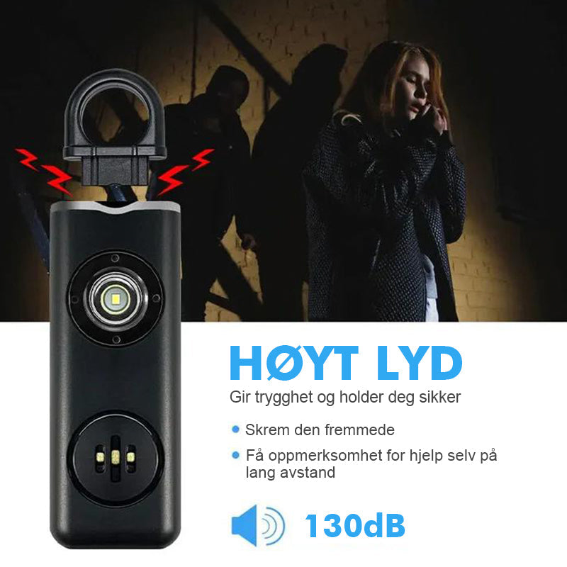 Oppladbar Personlig Forsvarsalarm