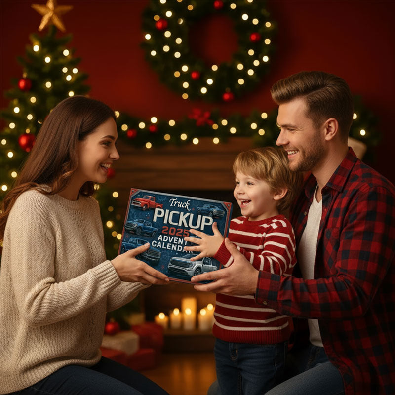 Adventskalender for pickup-lastebiler
