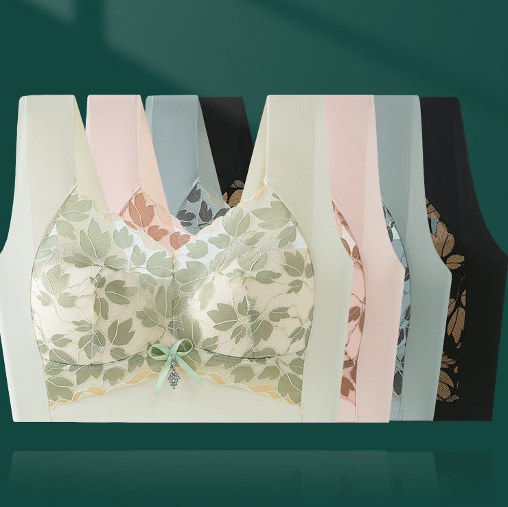 💗 Stor størrelse, synlig rygg, samlende undertøy/Plus-size sømløs ryggforbedrende bh