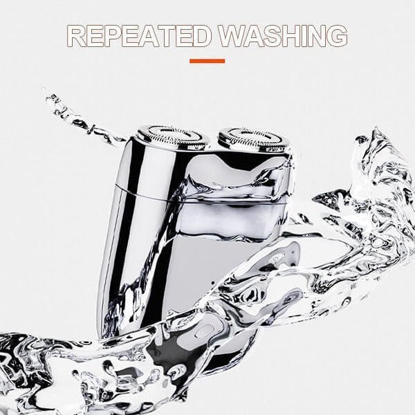 Vanntett bærbar USB-barbermaskin for menn