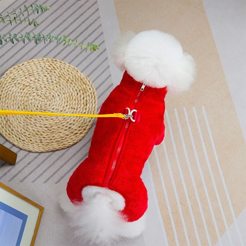 🐶Vinterhundedress med glidelås bak