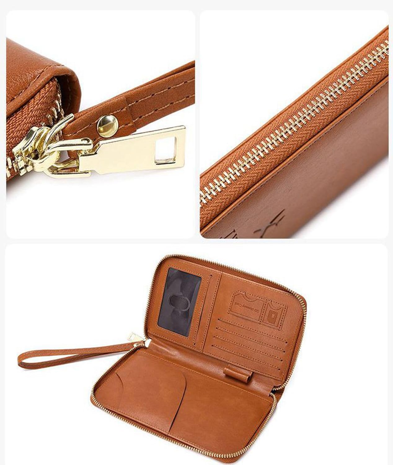 🏆RFID passholder for lommebok/passholder med glidelås