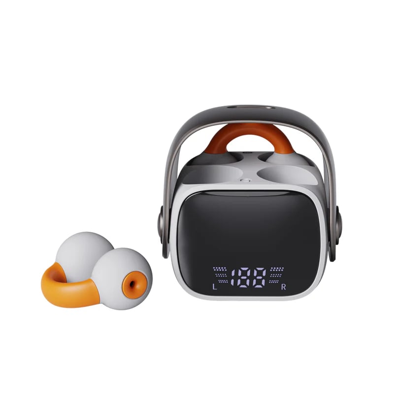 🥰Bluetooth-hodesett med øreklips og digital skjerm🎧